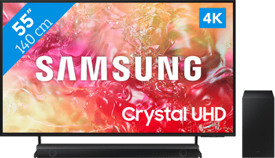 Samsung Crystal UHD 55DU7100 (2024) + Soundbar