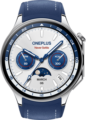 OnePlus Watch 2 Zilver/Blauw