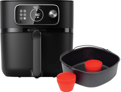 Philips Airfryer XXL Connected HD9875/90 + Bakvorm