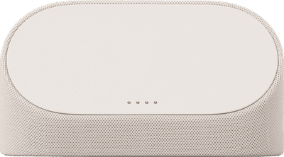 Google Pixel Oplaaddock met Speaker Creme