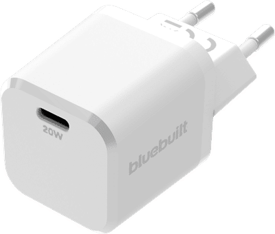 BlueBuilt Power Delivery Oplader met Usb C Poort 20W Wit