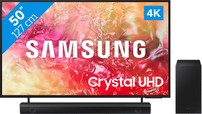 Samsung Crystal UHD 50DU7100 (2024) + Soundbar