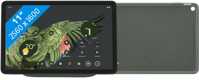 Google Pixel Tablet 256GB Wifi Grijs + Back Cover Grijs