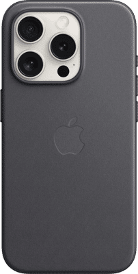 Apple iPhone 15 Pro FineWoven Back Cover MagSafe Zwart