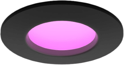 Philips Hue inbouwspot Slim - White and color - 90mm - zwart