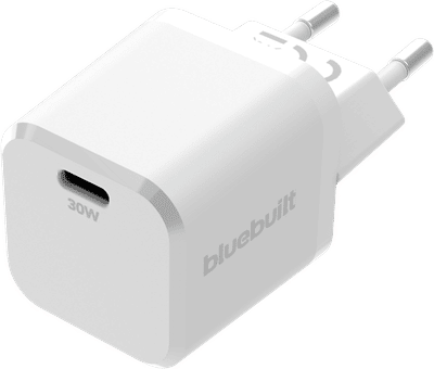 BlueBuilt Power Delivery Oplader met Usb C Poort 30W Wit