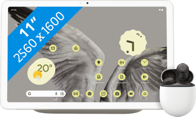 Google Pixel Tablet 128GB Wifi Crème + Pixel Buds Pro Zwart