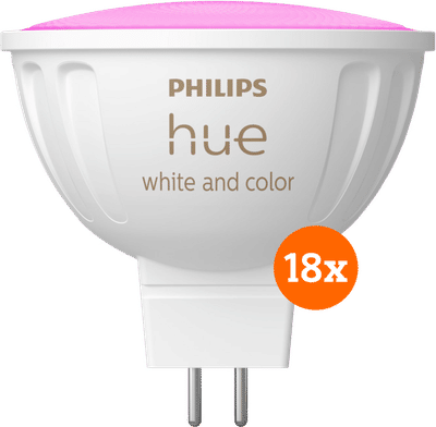 Philips Hue spot White and Color MR16 18-pack