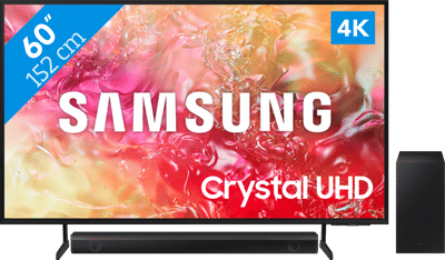 Samsung Crystal UHD 60DU7100 (2024) + Soundbar