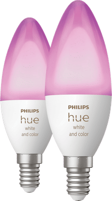 Philips Hue White and Color E14 Duo pack
