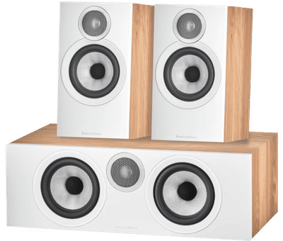 Bowers & Wilkins HTM6 S3 + 607 S3 (per paar) Bruin