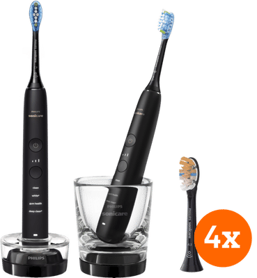Philips DiamondClean 9000 HX9914/54 Duo Pack + Premium All-in-one (4 stuks)