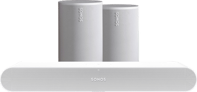 Sonos Ray Wit + 2x ERA 100 Wit