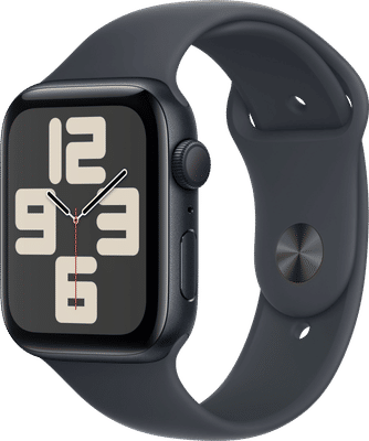Apple Watch SE 2024 44mm Midnight Sportband M/L