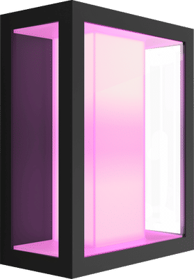 Philips Hue Impress muurlamp White and Color zwart breed