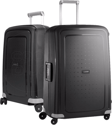 Samsonite S'cure Spinner 75+55cm Black kofferset