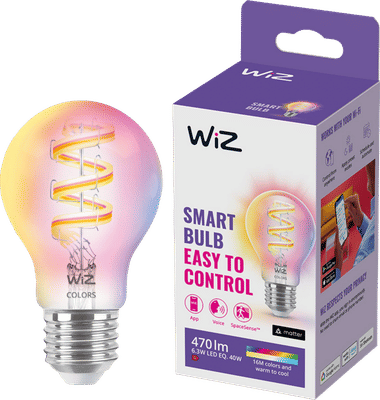 WiZ Filament lamp - Gekleurd en wit licht - E27