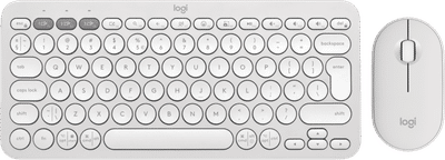 Logitech Pebble 2 Combo Qwerty Wit