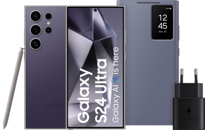 Samsung Galaxy S24 Ultra 512GB Paars 5G + Starterspakket