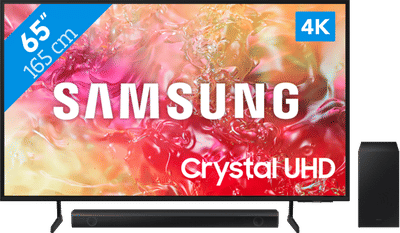 Samsung Crystal UHD 65DU7100 (2024) + Soundbar