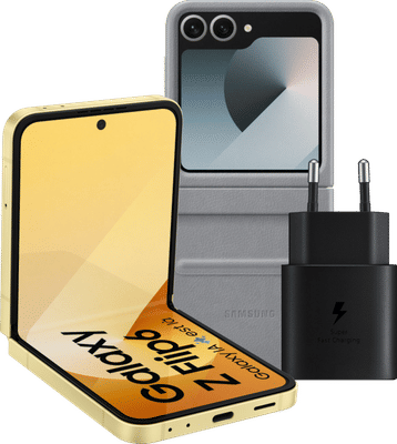 Samsung Galaxy Z Flip 6 256GB Geel 5G + Accessoirepakket