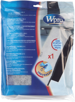 Wpro Afzuigkapfilter 2 in 1 47 x 57 cm