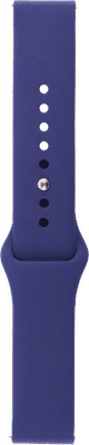 BlueBuilt Siliconen Bandje Blauw voor Samsung/Garmin 20 mm
