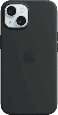 Apple iPhone 15 Back Cover met MagSafe Zwart