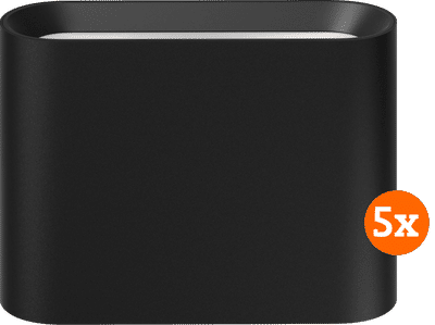 Philips Hue Dymera muurlamp - White and Color - Zwart 5-pack