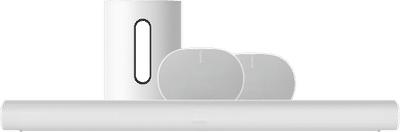 Sonos Arc Wit + Era 300 Wit + Sub Mini Wit