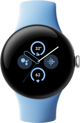 Google Pixel Watch 2 Zilver/Blauw