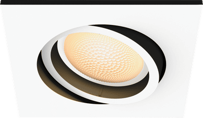 Philips Hue Milliskin inbouwspot White Ambiance vierkant Wit