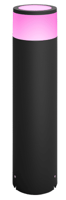 Philips Hue Calla sokkellamp White and Color Zwart hoog uitbreiding