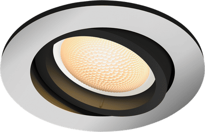 Philips Hue Milliskin inbouwspot White Ambiance rond Aluminium