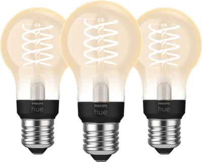 Philips Hue Filamentlamp White Standaard E27 - 2023 - 3-pack