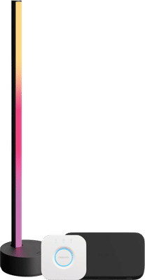 Philips Hue Play HDMI Sync Box + Gradient Signe zwart tafellamp + Bridge