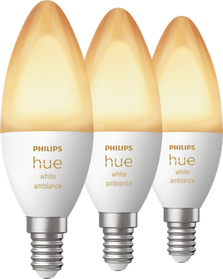 Philips Hue White Ambiance E14 3-pack