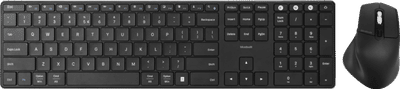BlueBuilt Draadloos Bluetooth QWERTY Pro Toetsenbord + Ergonomische Bluetooth Muis