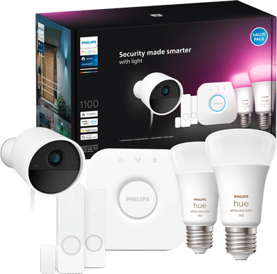 Philips Hue Secure Starterkit - White and Color - E27