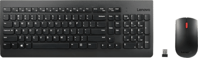 Lenovo 510 Wireless Combo Keyboard & Mouse -US English 103P- Black