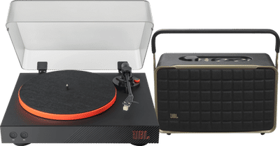 JBL Spinner Zwart + JBL Authentics 300