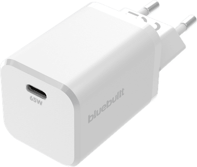 BlueBuilt Power Delivery Oplader met Usb C Poort 65W Wit