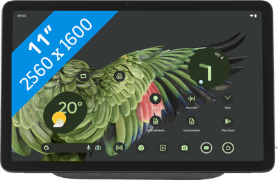 Google Pixel Tablet 256GB Wifi Grijs en Oplaaddock met Speaker