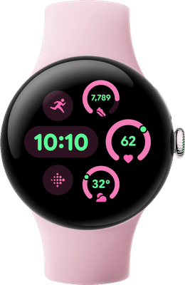 Google Pixel Watch 3 Zilver/Roze 41mm