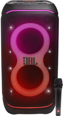 JBL Partybox Stage 320 + Bedrade Microfoon