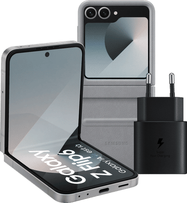 Samsung Galaxy Z Flip 6 512GB Zilver 5G + Accessoirepakket