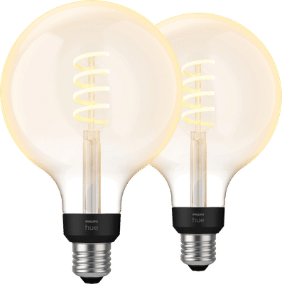Philips Hue Filament White Ambiance Globe XL 2-pack