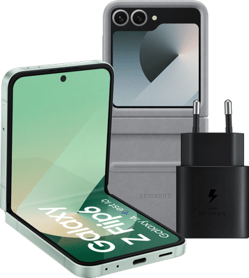 Samsung Galaxy Z Flip 6 256GB Mint 5G + Accessoirepakket