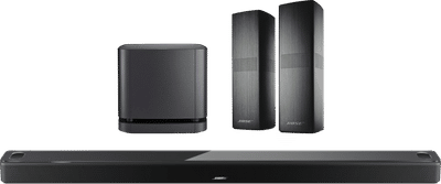 Bose Smart Ultra Soundbar + Bass Module 500 + Surround Speakers 700 Zwart
