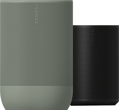 Sonos Move 2 Groen + Era 100 zwart
